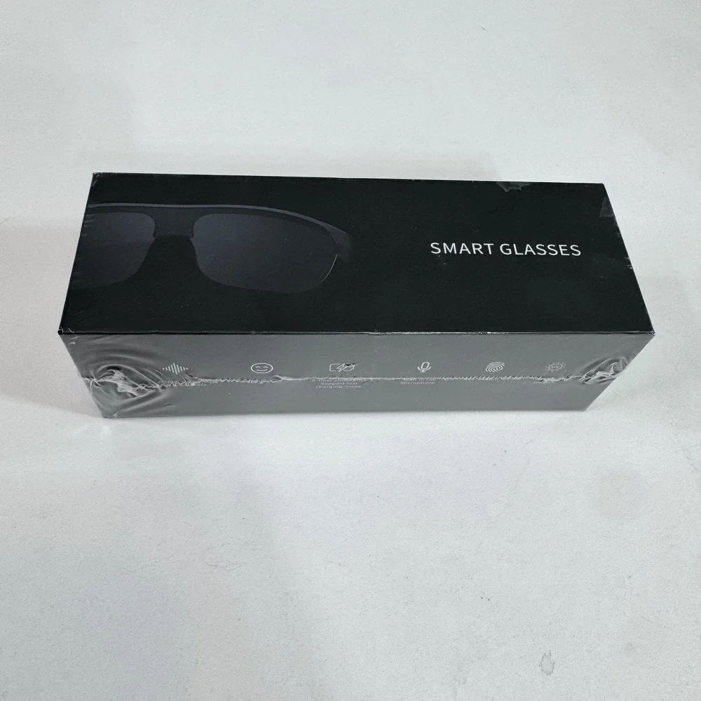 Bluetooth Smart Glasses Black Polarized Audio Sunglasses‎ With Mic Wireless New